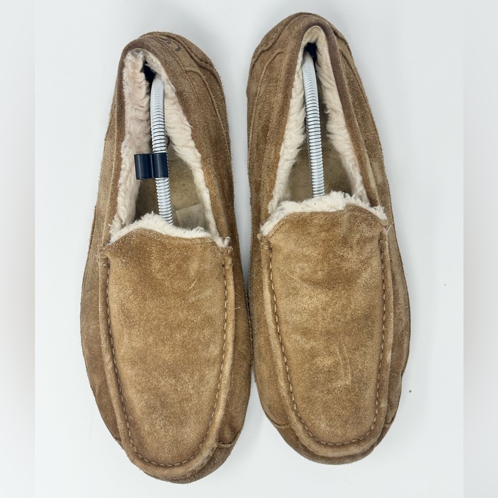 Men's UGG Brown Suede Loafers size 12 - Picture 9 of 9